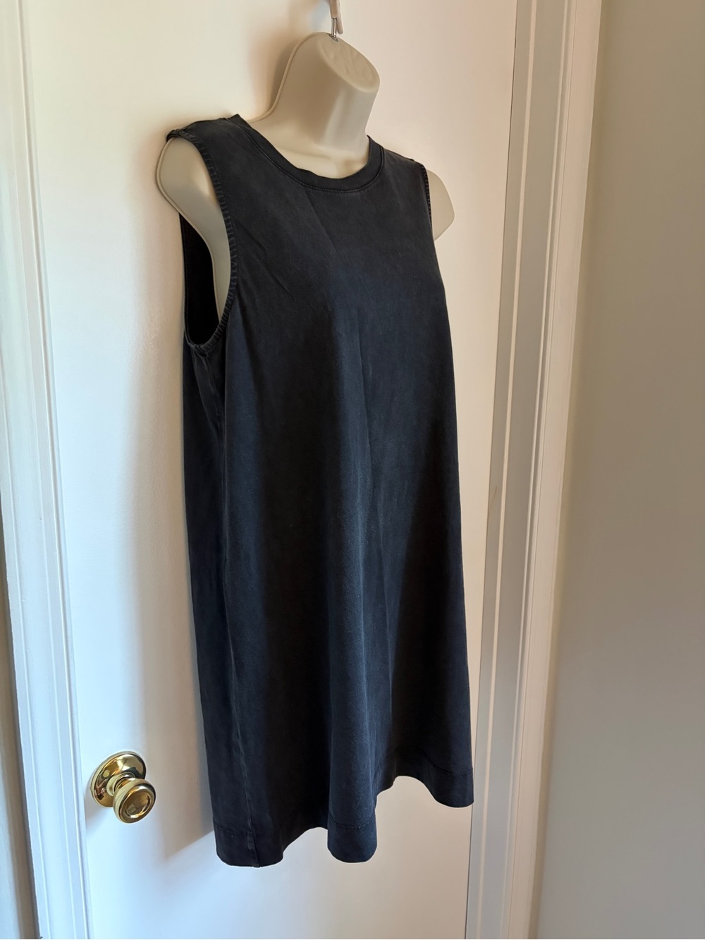 ZSUPPLY Black Burnout Mini Dress 100% Cotton (Size Medium)